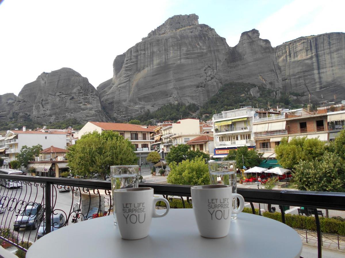 Meteora Deluxe Apartment / Amazing View Kalampáka Eksteriør bilde