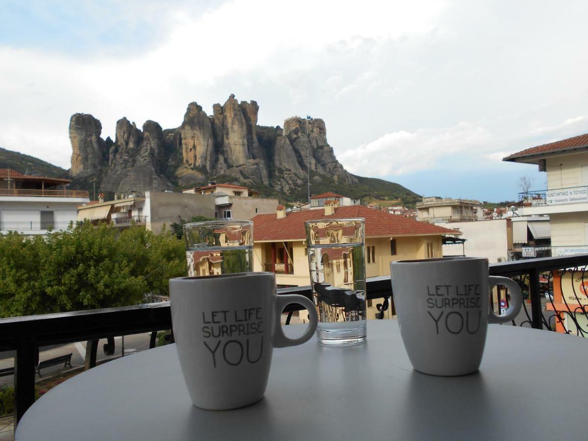 Meteora Deluxe Apartment / Amazing View Kalampáka Eksteriør bilde